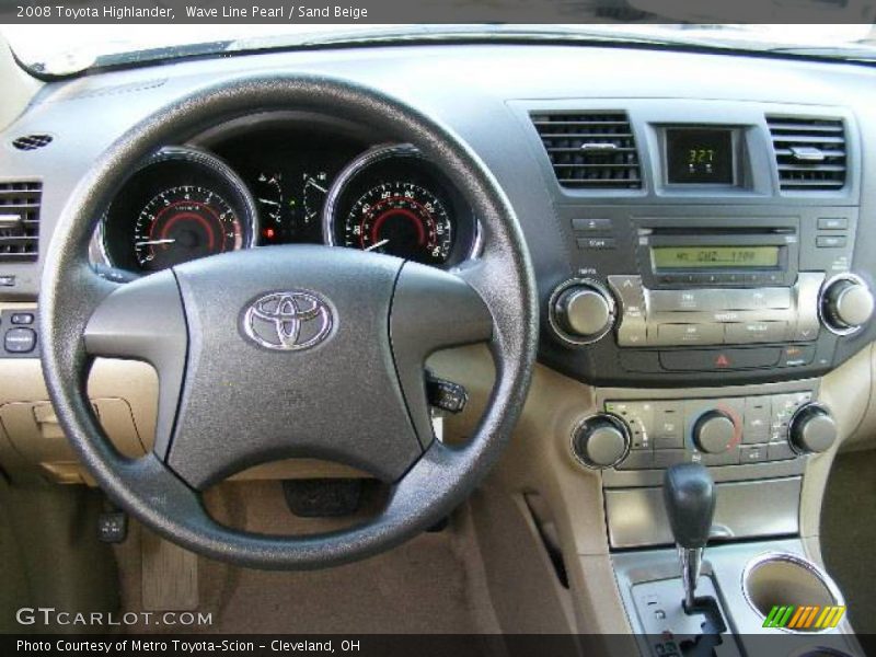 Wave Line Pearl / Sand Beige 2008 Toyota Highlander