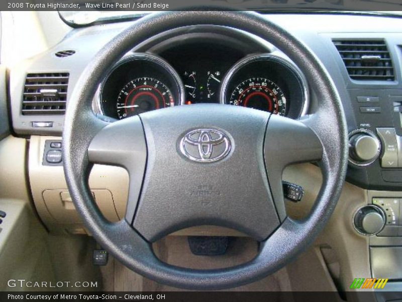 Wave Line Pearl / Sand Beige 2008 Toyota Highlander