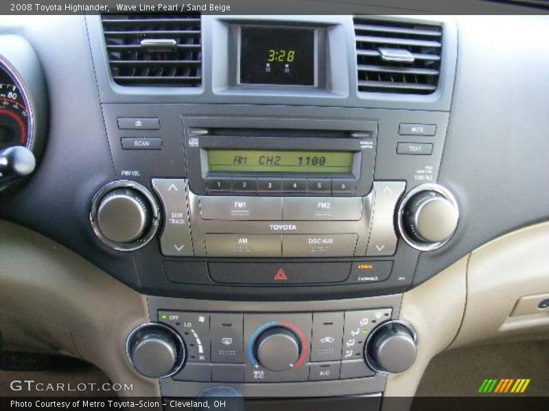 Wave Line Pearl / Sand Beige 2008 Toyota Highlander
