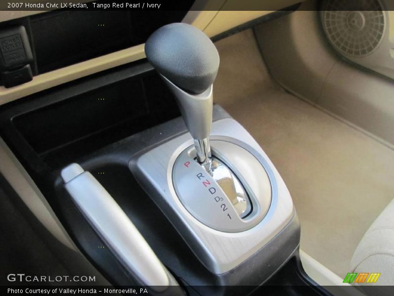 Tango Red Pearl / Ivory 2007 Honda Civic LX Sedan