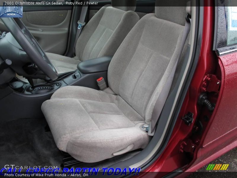 Ruby Red / Pewter 2001 Oldsmobile Alero GX Sedan