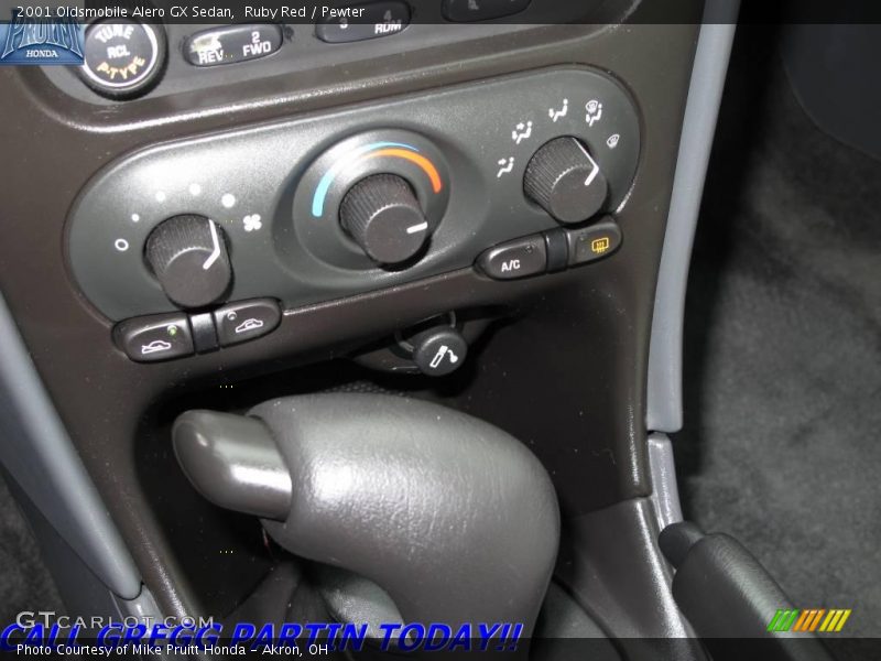 Ruby Red / Pewter 2001 Oldsmobile Alero GX Sedan
