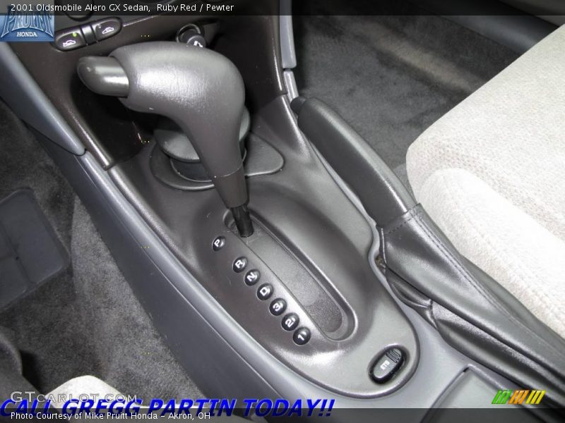 Ruby Red / Pewter 2001 Oldsmobile Alero GX Sedan
