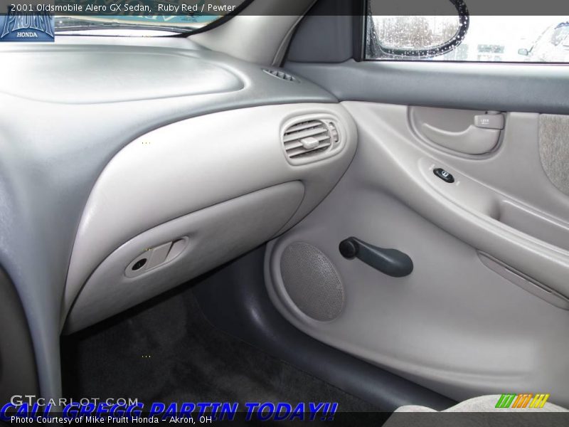 Ruby Red / Pewter 2001 Oldsmobile Alero GX Sedan