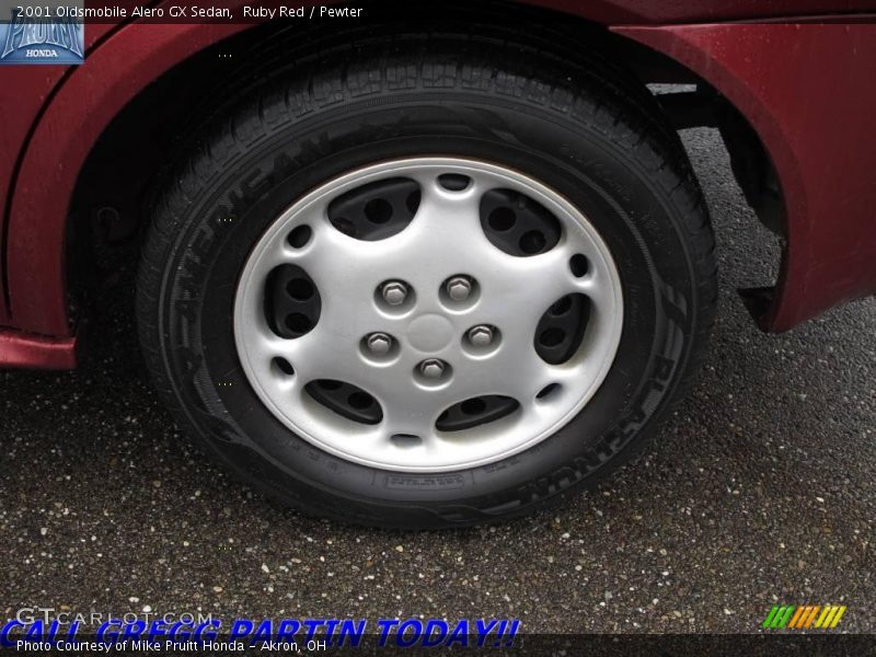 Ruby Red / Pewter 2001 Oldsmobile Alero GX Sedan