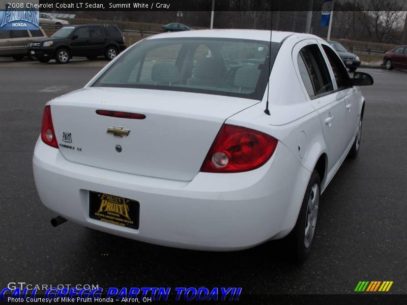 Summit White / Gray 2008 Chevrolet Cobalt LT Sedan