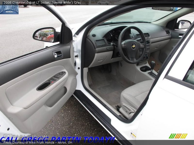 Summit White / Gray 2008 Chevrolet Cobalt LT Sedan