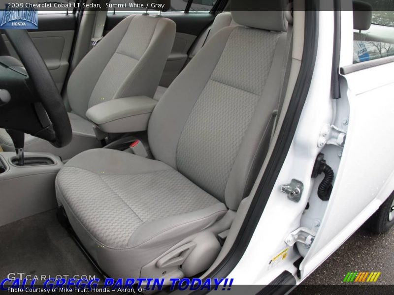 Summit White / Gray 2008 Chevrolet Cobalt LT Sedan