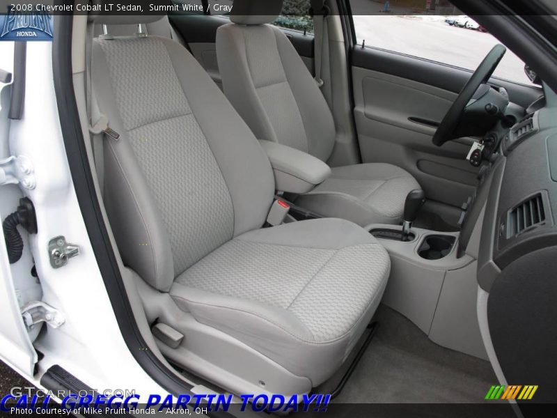 Summit White / Gray 2008 Chevrolet Cobalt LT Sedan
