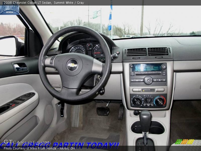 Summit White / Gray 2008 Chevrolet Cobalt LT Sedan