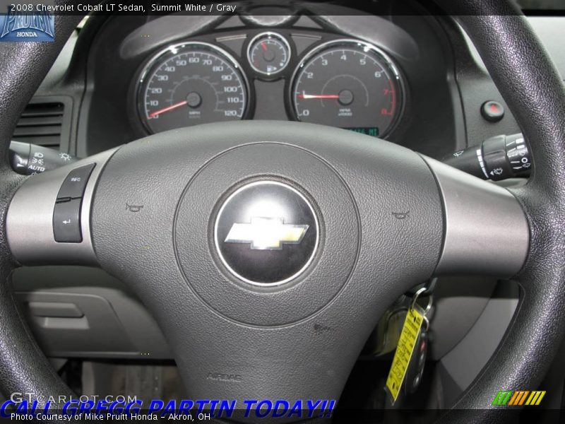 Summit White / Gray 2008 Chevrolet Cobalt LT Sedan