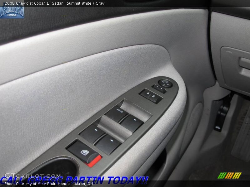 Summit White / Gray 2008 Chevrolet Cobalt LT Sedan
