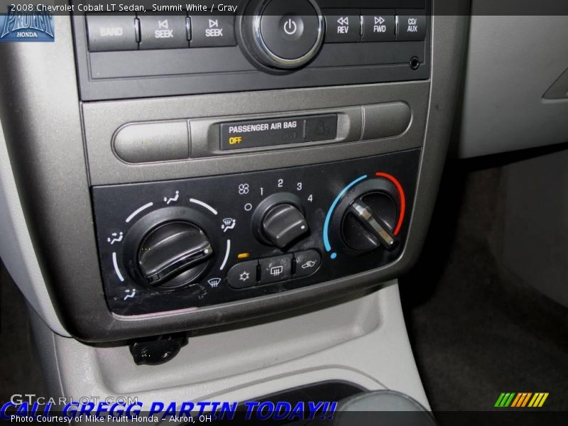 Summit White / Gray 2008 Chevrolet Cobalt LT Sedan