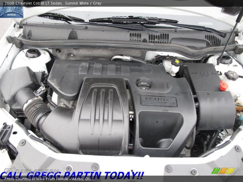 Summit White / Gray 2008 Chevrolet Cobalt LT Sedan
