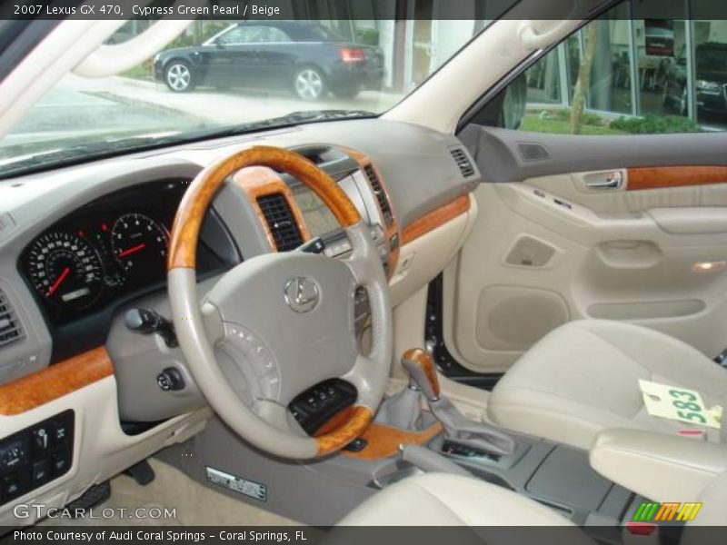 Cypress Green Pearl / Beige 2007 Lexus GX 470