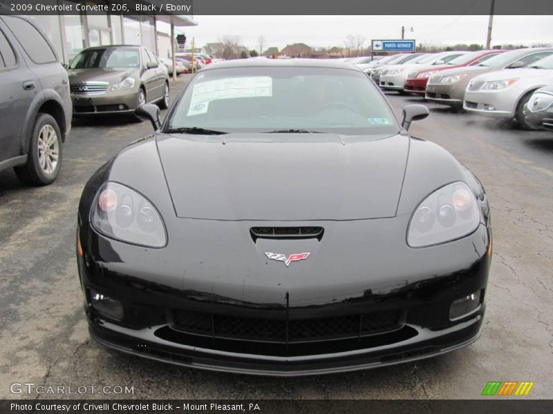 Black / Ebony 2009 Chevrolet Corvette Z06