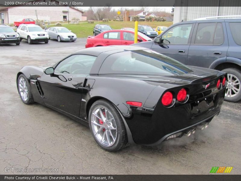 Black / Ebony 2009 Chevrolet Corvette Z06