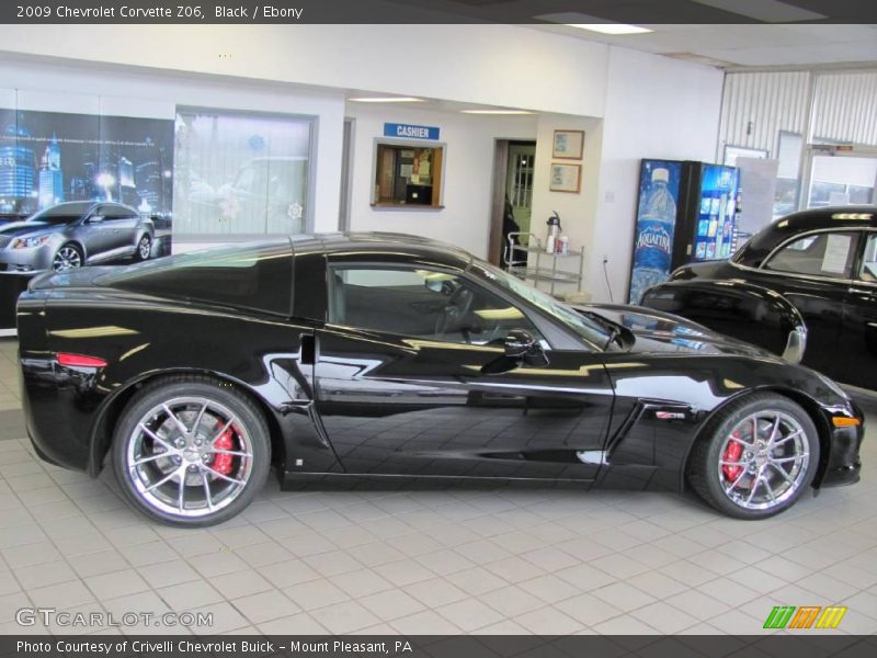 Black / Ebony 2009 Chevrolet Corvette Z06