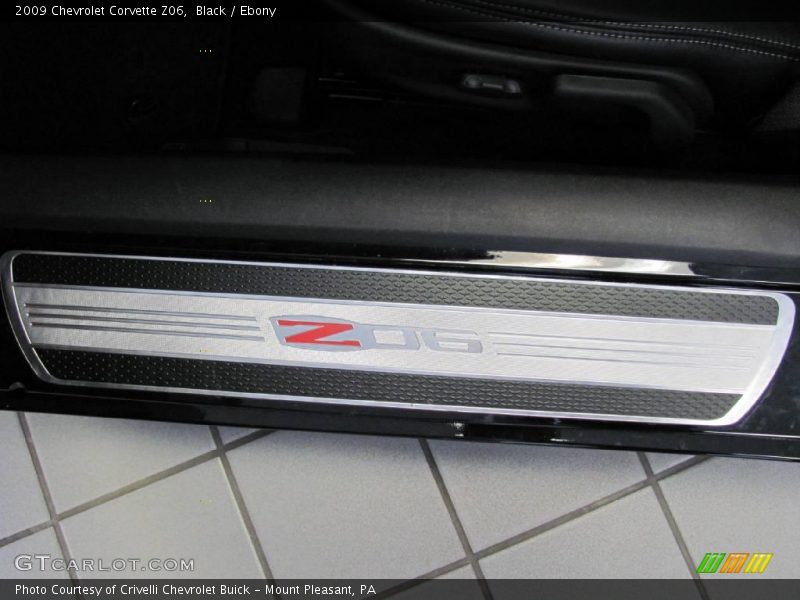 Black / Ebony 2009 Chevrolet Corvette Z06