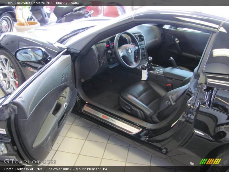 Black / Ebony 2009 Chevrolet Corvette Z06