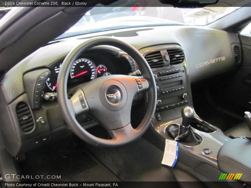 Black / Ebony 2009 Chevrolet Corvette Z06