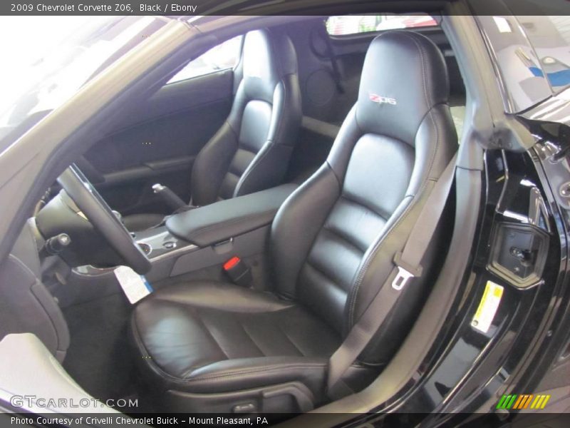 Black / Ebony 2009 Chevrolet Corvette Z06