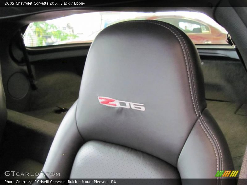 Black / Ebony 2009 Chevrolet Corvette Z06