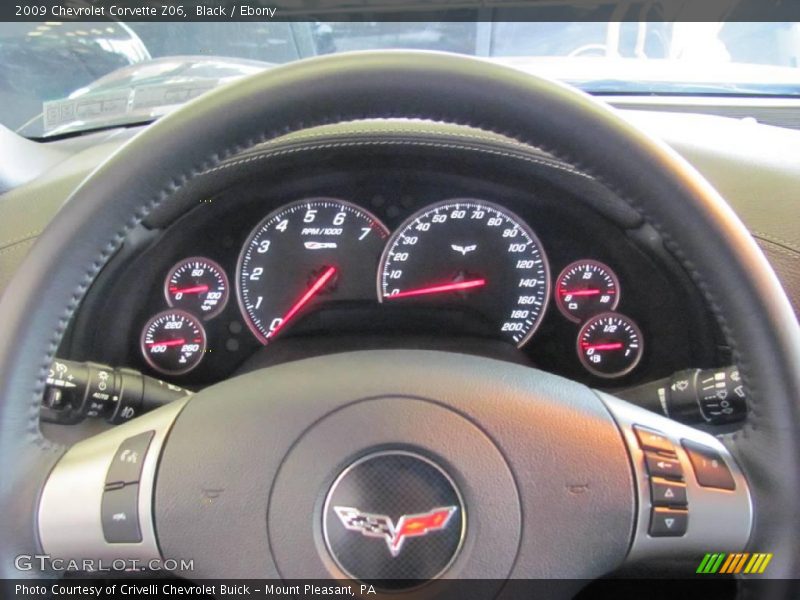 Black / Ebony 2009 Chevrolet Corvette Z06