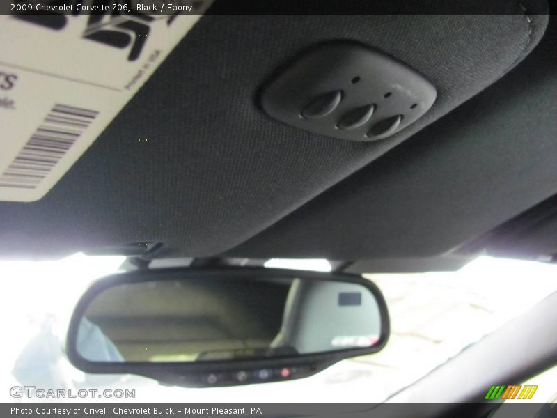 Black / Ebony 2009 Chevrolet Corvette Z06
