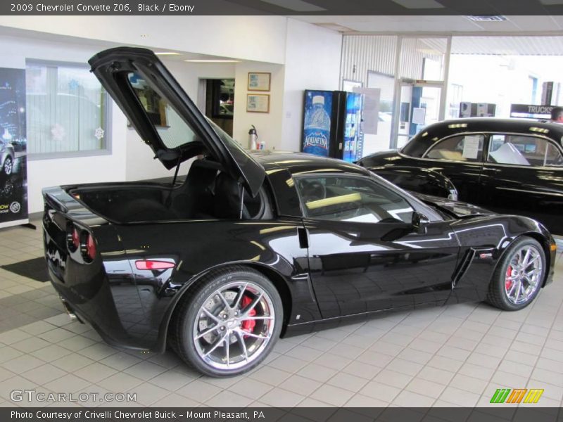 Black / Ebony 2009 Chevrolet Corvette Z06