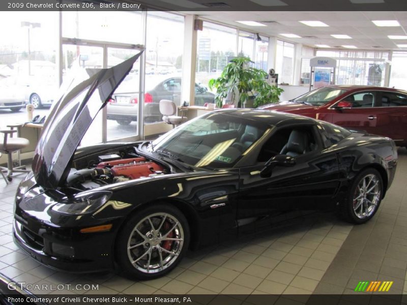 Black / Ebony 2009 Chevrolet Corvette Z06