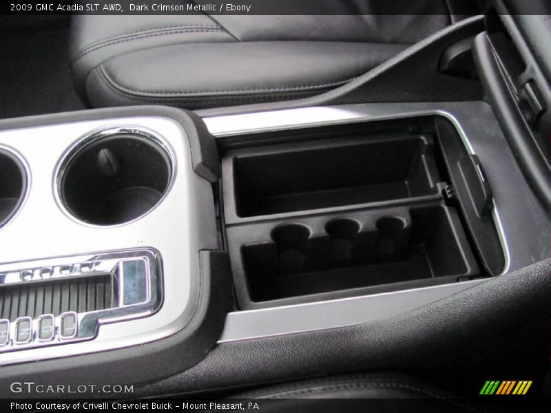 Dark Crimson Metallic / Ebony 2009 GMC Acadia SLT AWD