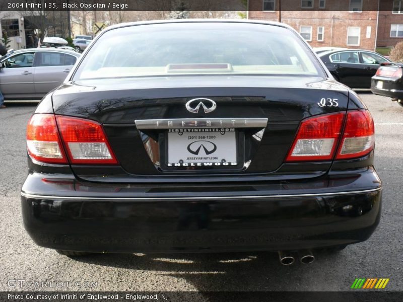 Black Obsidian / Beige 2004 Infiniti I 35
