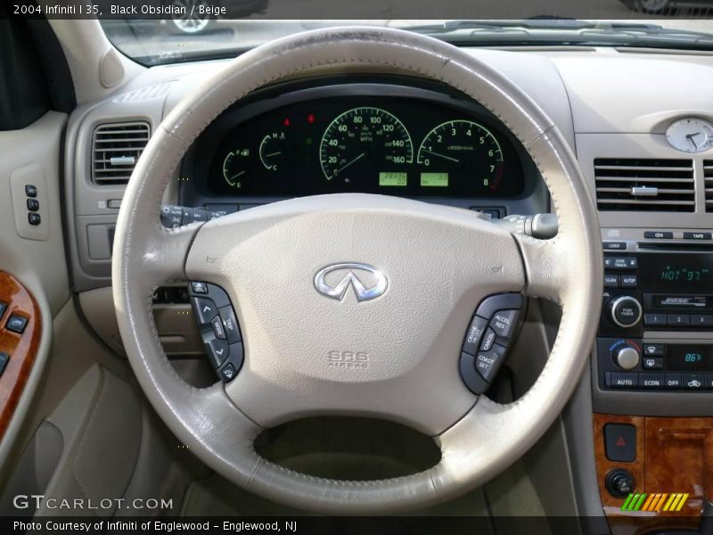 Black Obsidian / Beige 2004 Infiniti I 35