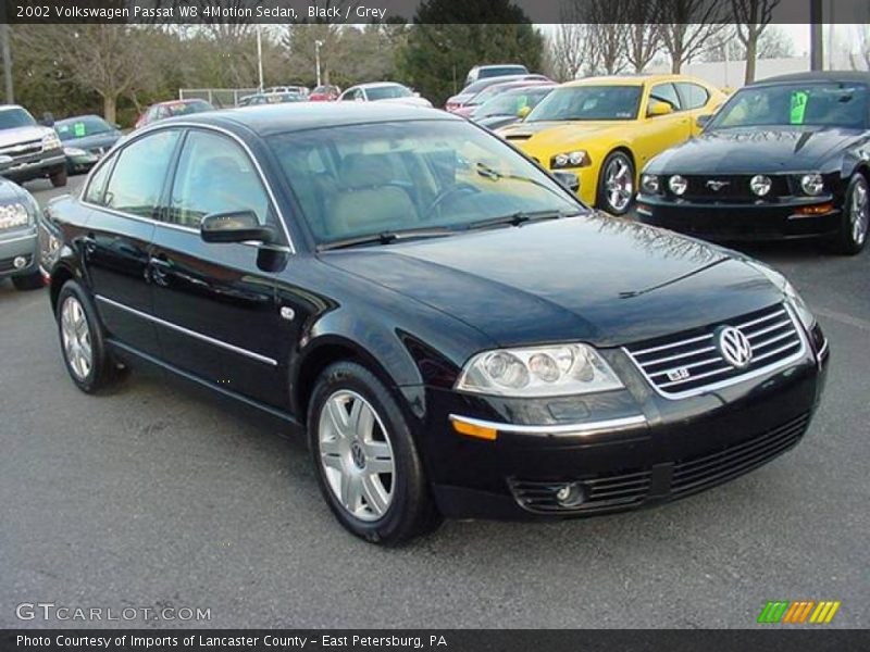 Black / Grey 2002 Volkswagen Passat W8 4Motion Sedan