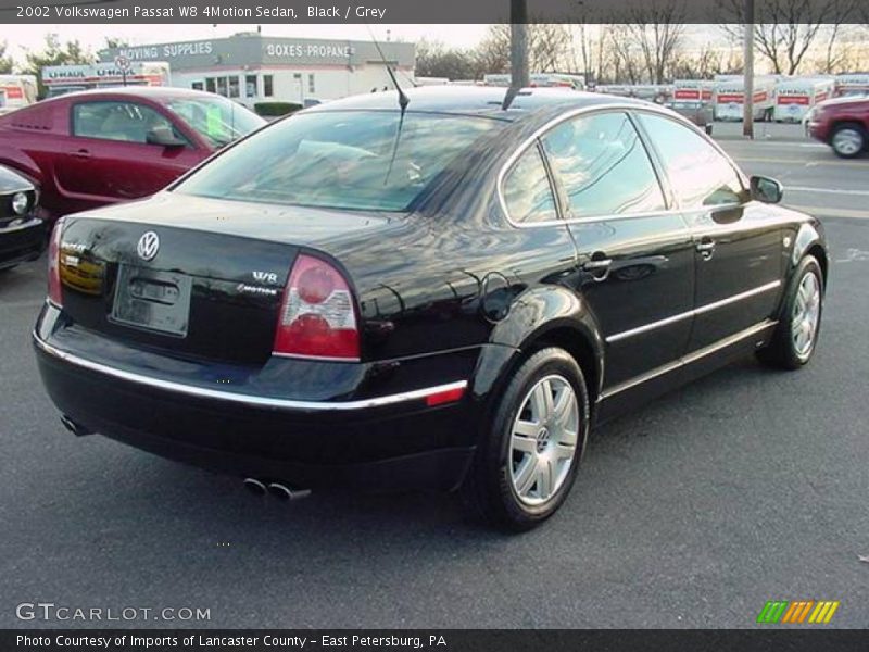 Black / Grey 2002 Volkswagen Passat W8 4Motion Sedan