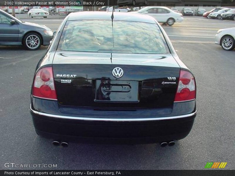 Black / Grey 2002 Volkswagen Passat W8 4Motion Sedan