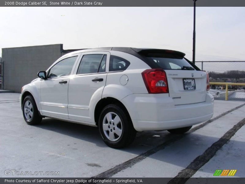 Stone White / Dark Slate Gray 2008 Dodge Caliber SE