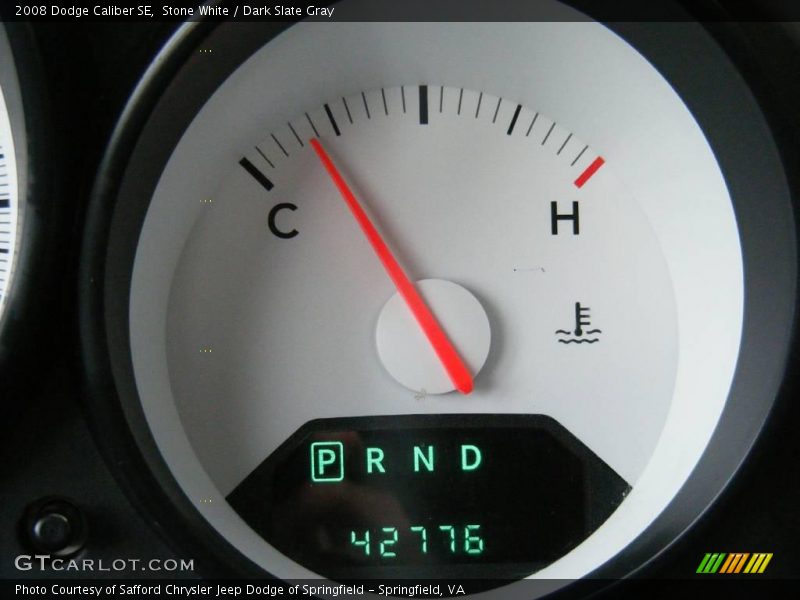 Stone White / Dark Slate Gray 2008 Dodge Caliber SE