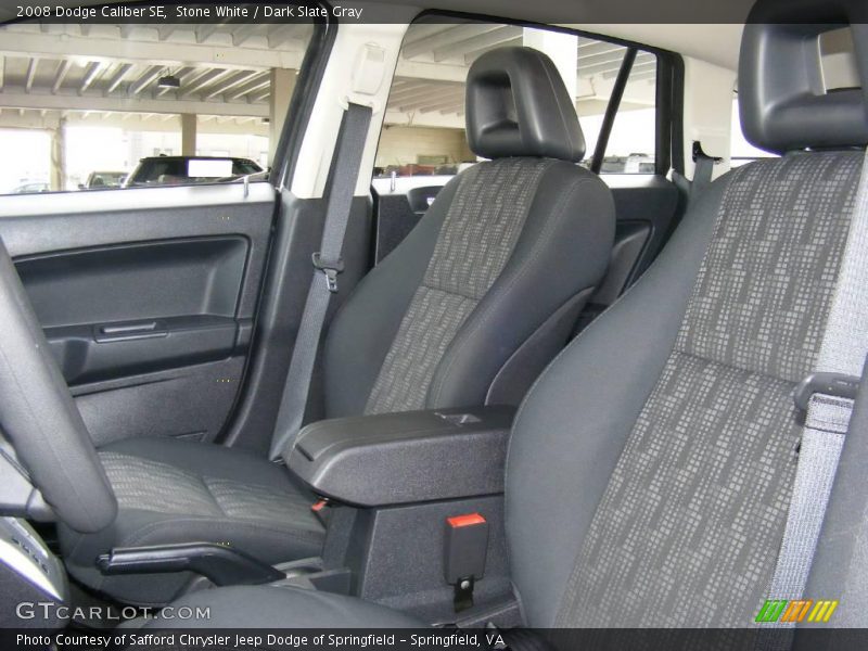 Stone White / Dark Slate Gray 2008 Dodge Caliber SE