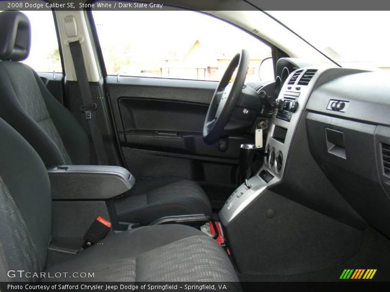 Stone White / Dark Slate Gray 2008 Dodge Caliber SE