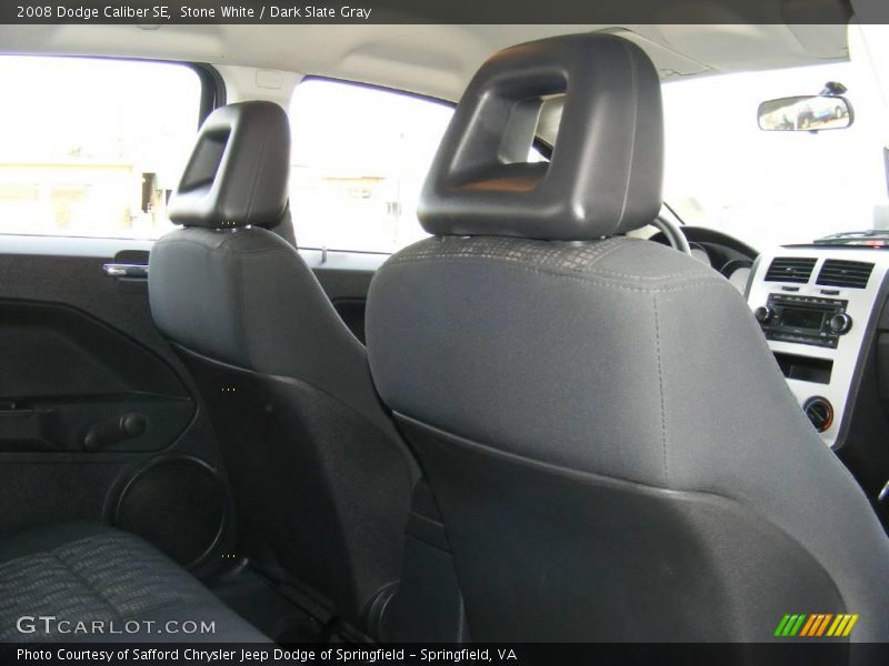 Stone White / Dark Slate Gray 2008 Dodge Caliber SE
