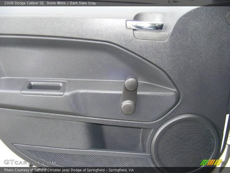 Stone White / Dark Slate Gray 2008 Dodge Caliber SE