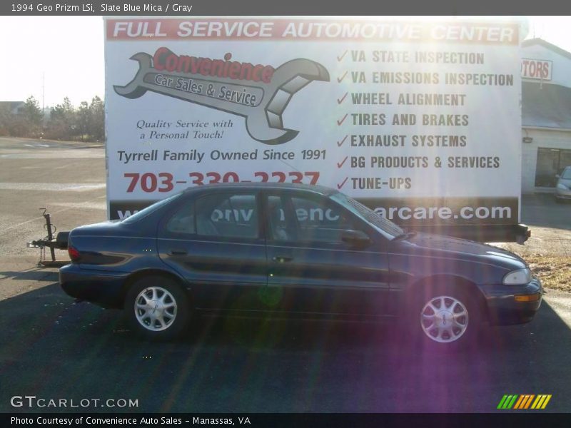 Slate Blue Mica / Gray 1994 Geo Prizm LSi
