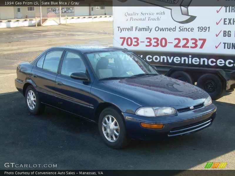 Slate Blue Mica / Gray 1994 Geo Prizm LSi