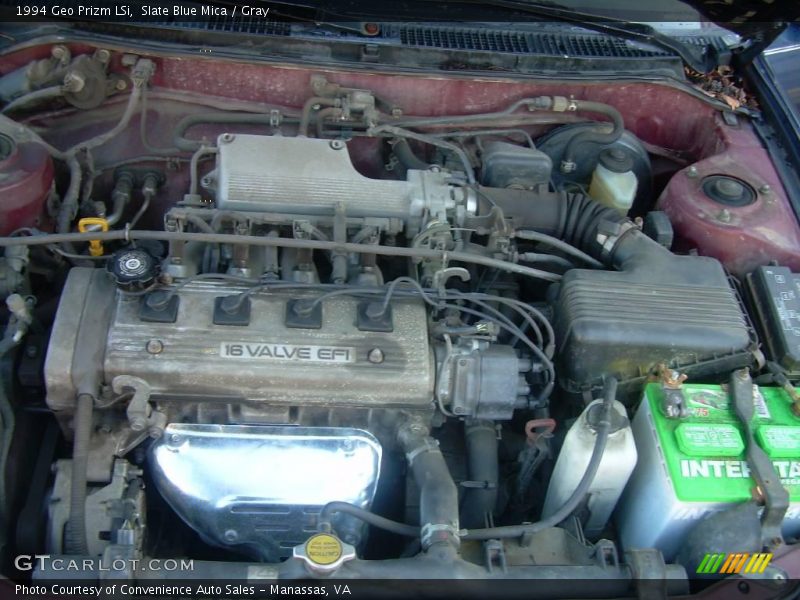  1994 Prizm LSi Engine - 1.6 Liter DOHC 16-Valve 4 Cylinder
