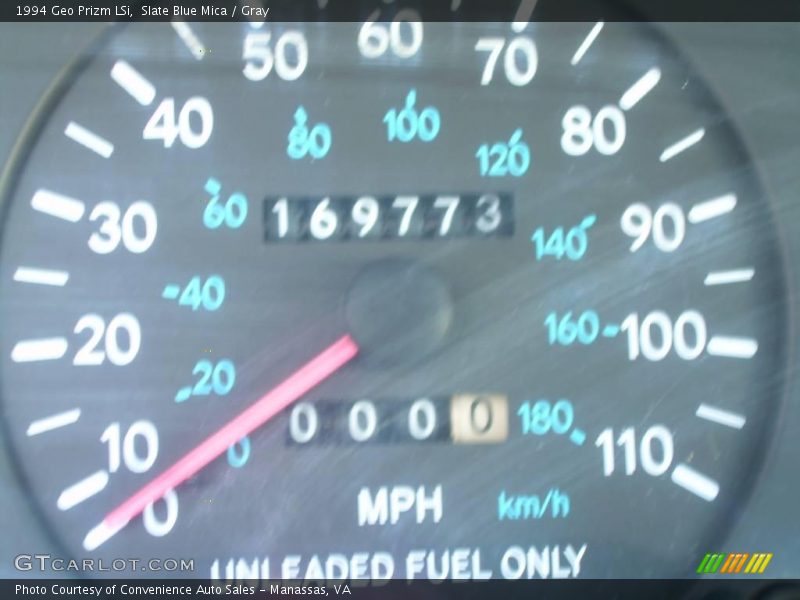 Slate Blue Mica / Gray 1994 Geo Prizm LSi