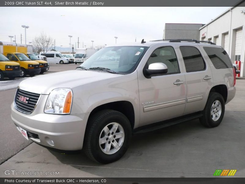 Silver Birch Metallic / Ebony 2009 GMC Yukon SLT 4x4