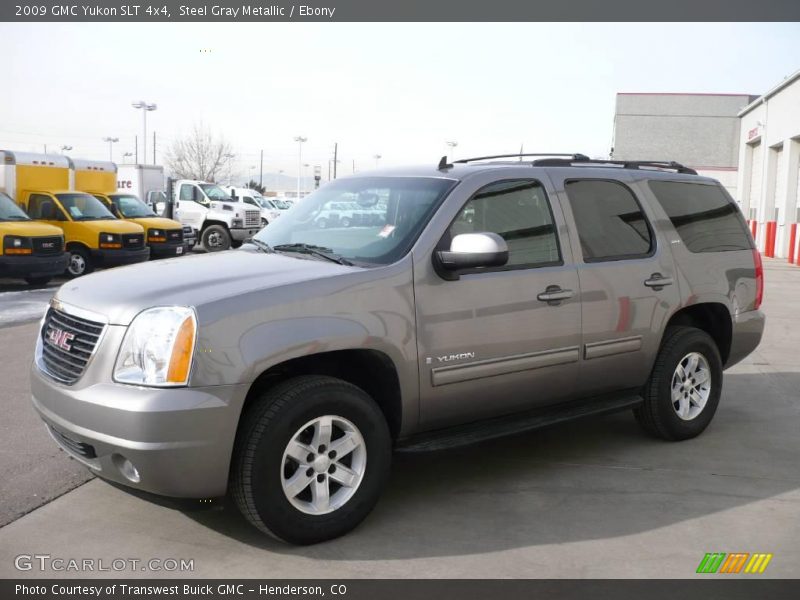 Steel Gray Metallic / Ebony 2009 GMC Yukon SLT 4x4