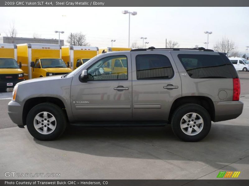 Steel Gray Metallic / Ebony 2009 GMC Yukon SLT 4x4